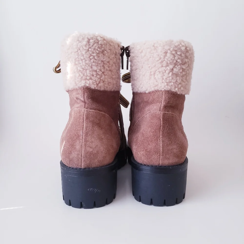 Steve Madden Aniko Lugg Sole Boots - Picture 5 of 11